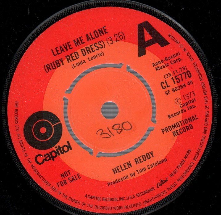 Helen Reddy - Old Fashioned Way - 7 Inch