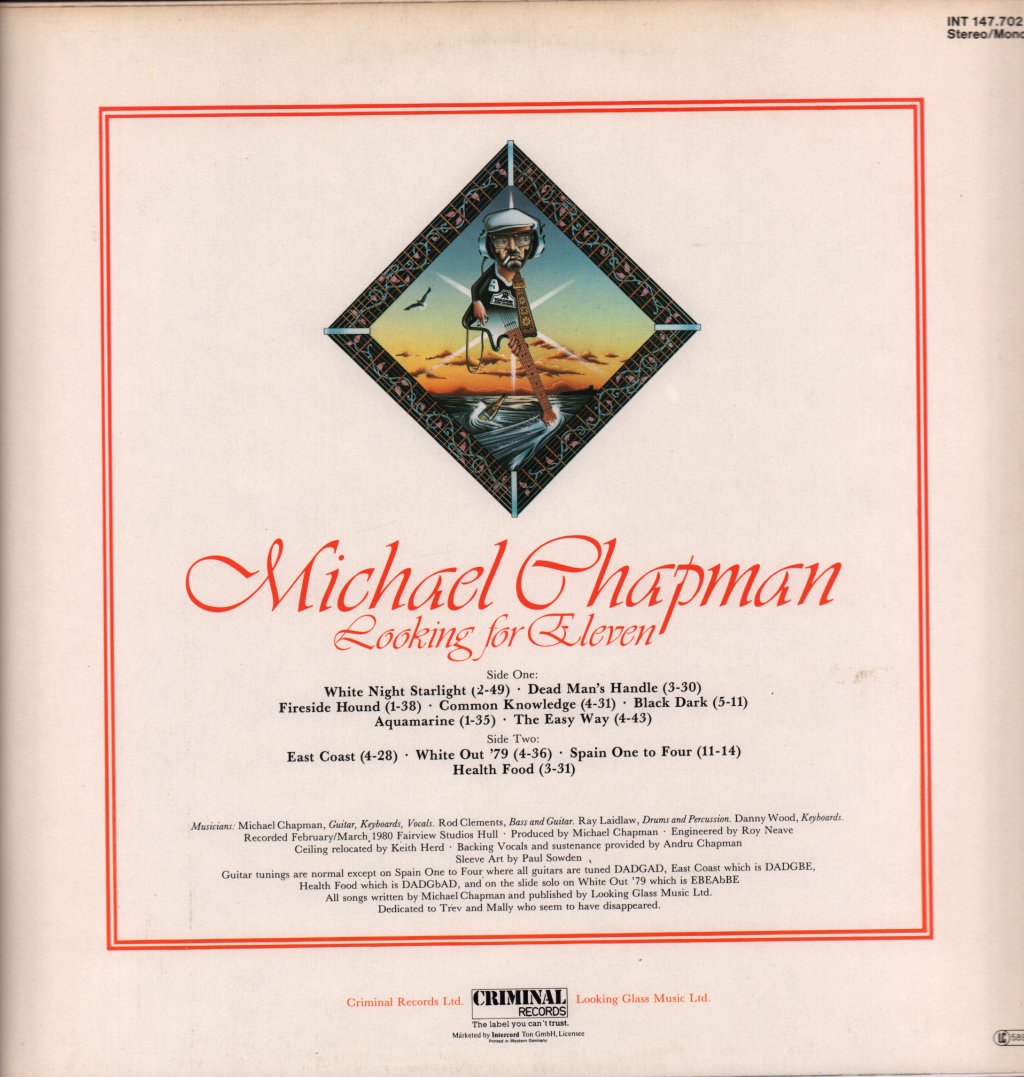 Michael Chapman - Looking For Eleven - Lp