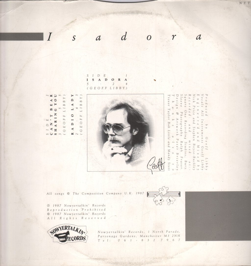 Geoff Libby - Isadora - 12 Inch
