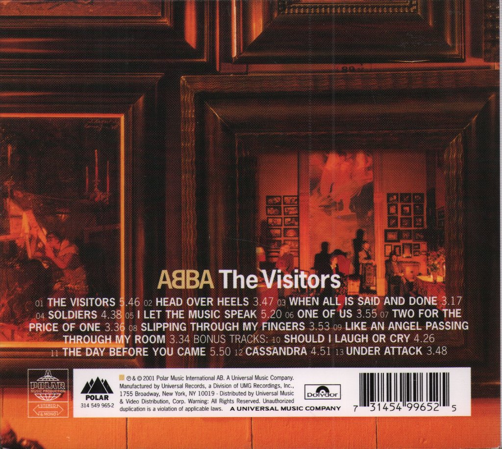 ABBA - Visitors - Cd