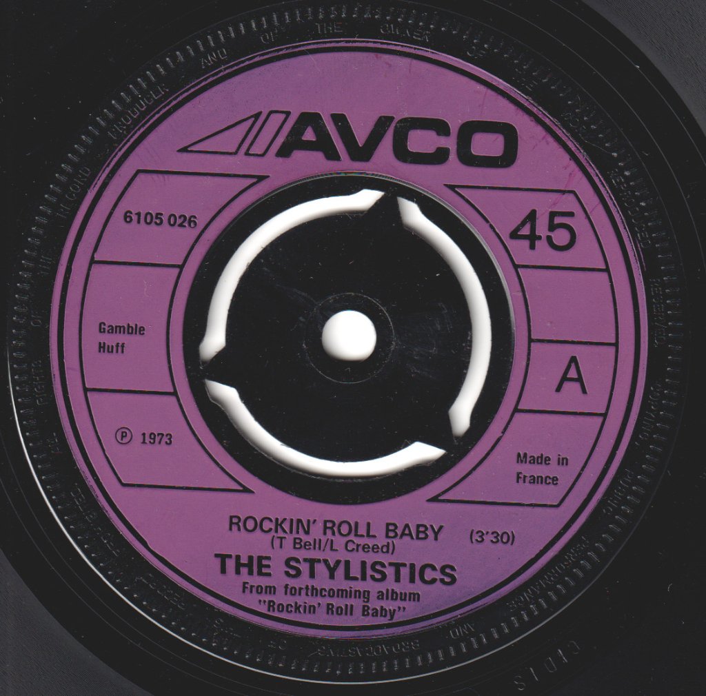 Stylistics - Rockin' Roll Baby - 7 Inch