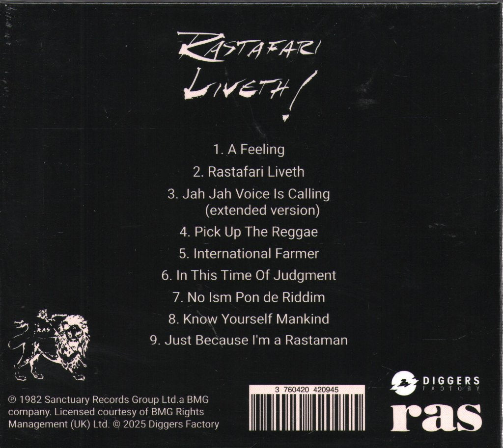 Peter Broggs - Rastafari Liveth! - Cd
