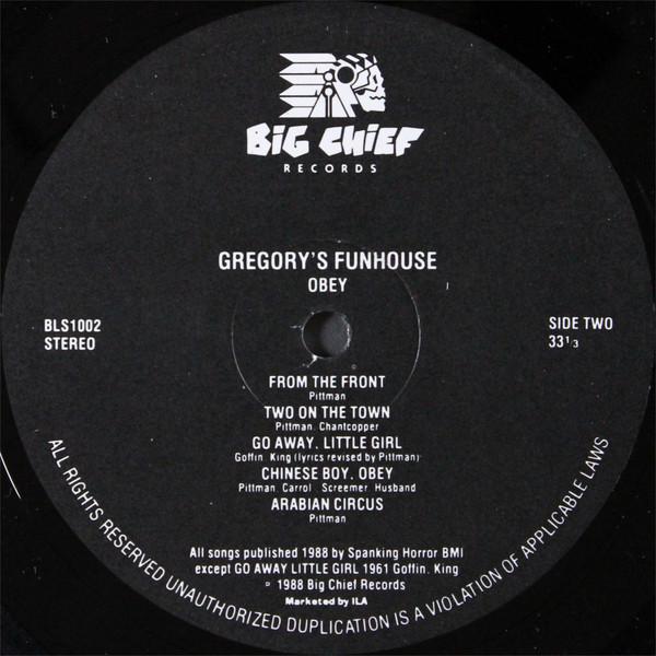 Gregory's Funhouse - Obey - Lp