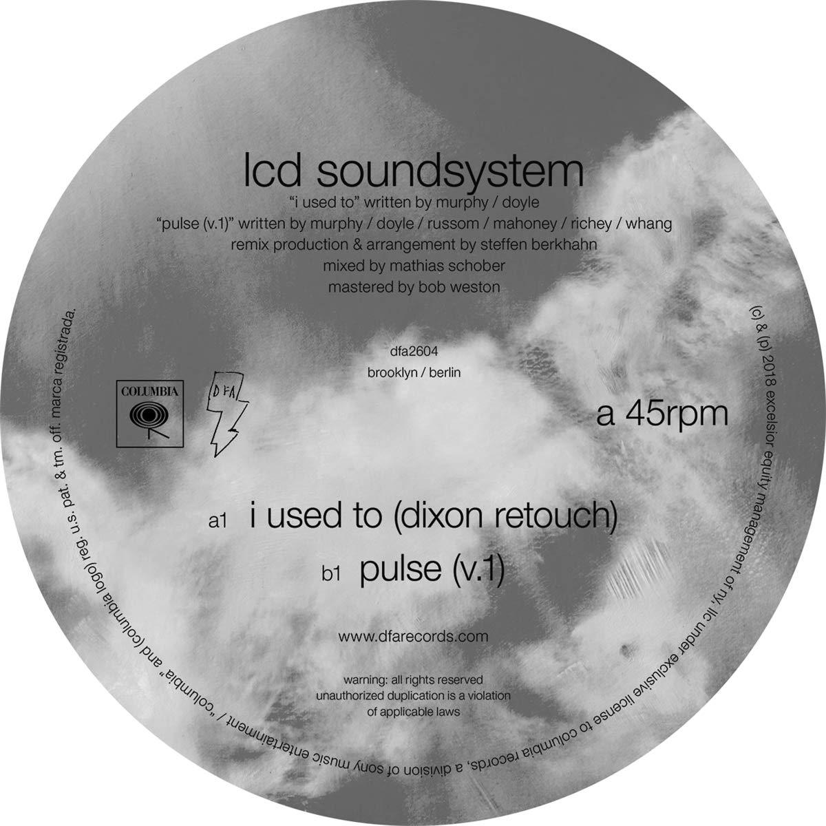 LCD Soundsystem - I Used To (Dixon Retouch/Pulse V.1) - 12 Inch