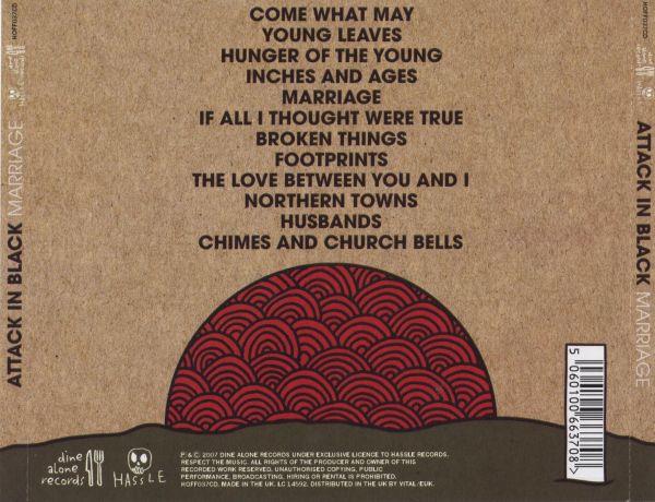 Attack In Black - Marriage - Cd