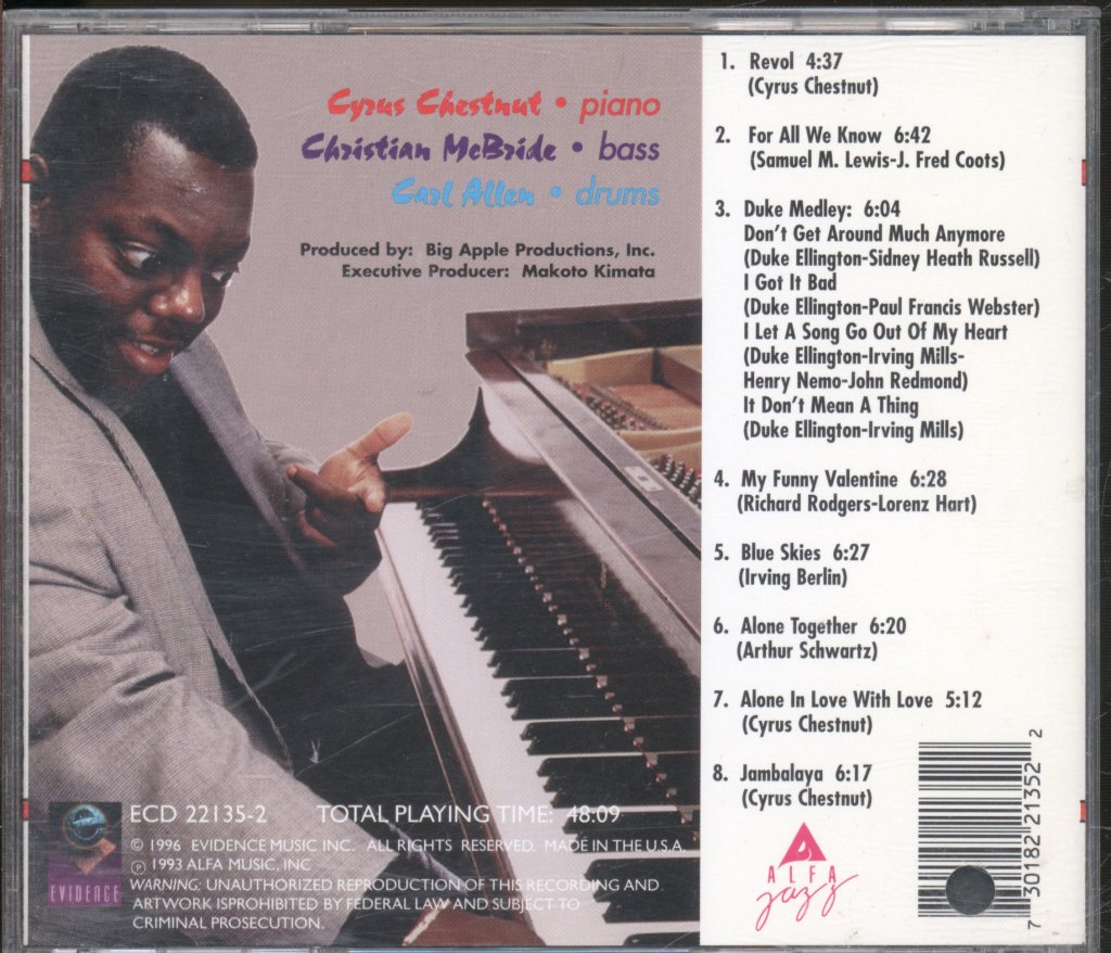 Cyrus Chestnut Trio - Another Direction - Cd