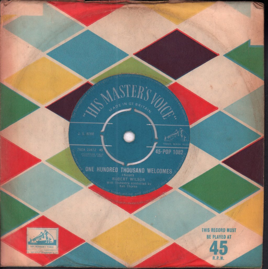 Robert Wilson - One Hundred Thousand Welcomes - 7 Inch