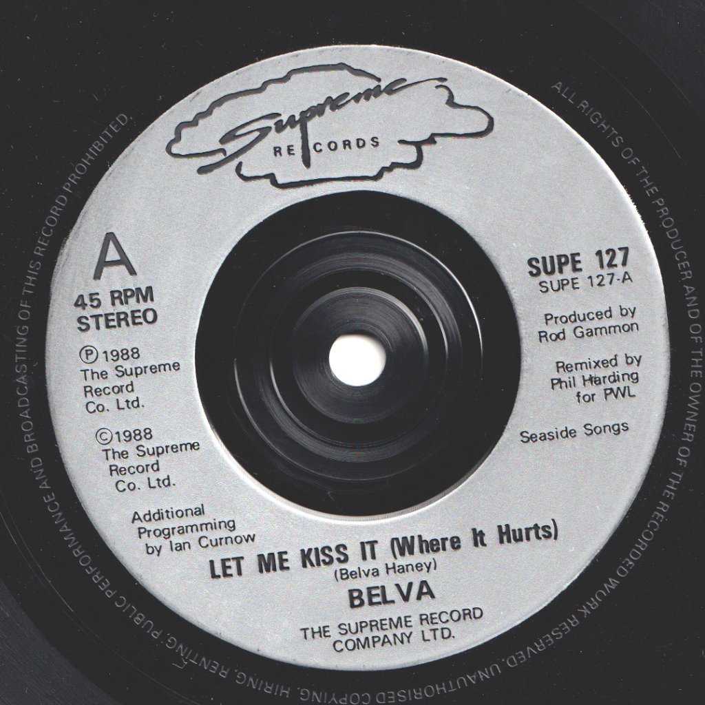 Belva - Let Me Kiss It - 7 Inch