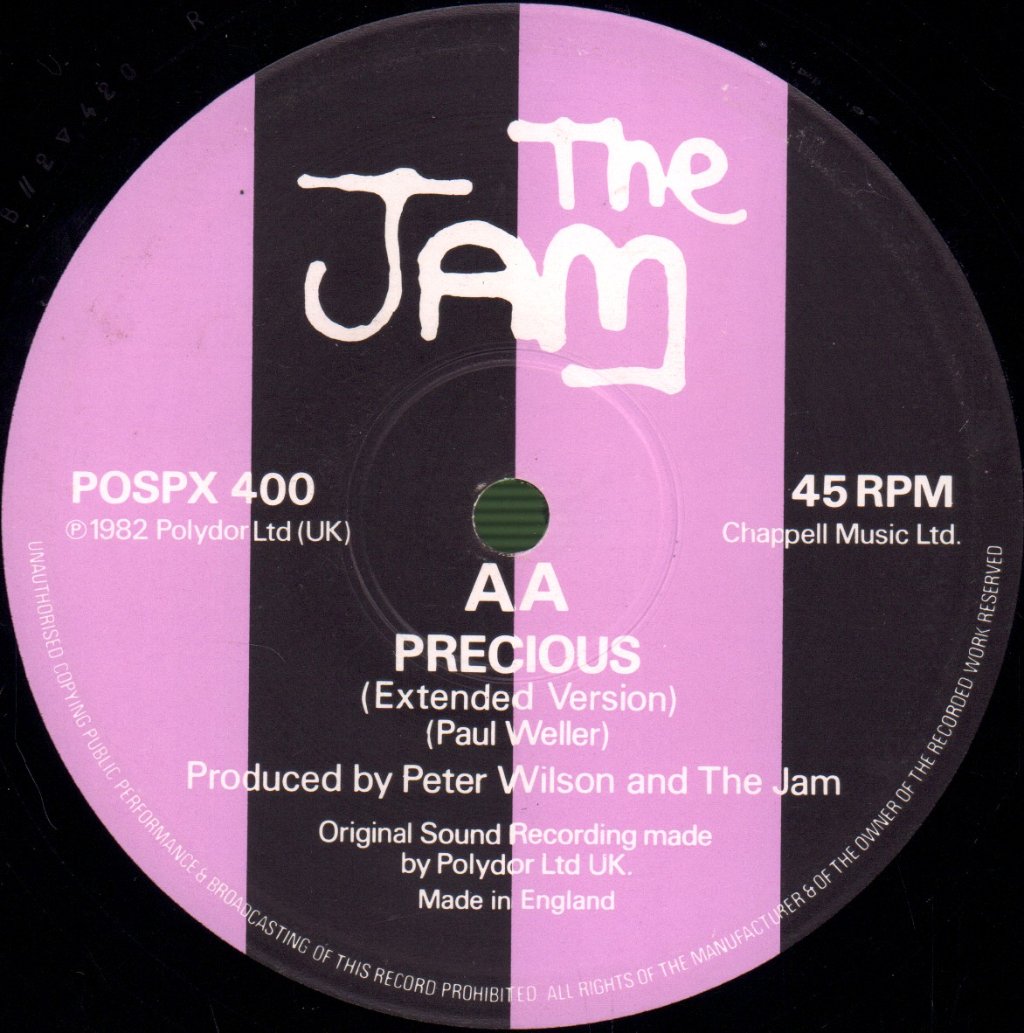 Jam - Town Called Malice (Live) - 12 Inch