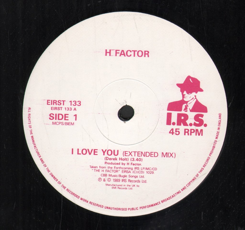 H Factor - I Love You - 12 Inch