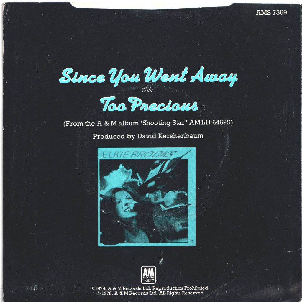 Elkie Brooks - Since You Went Away - 7 Inch
