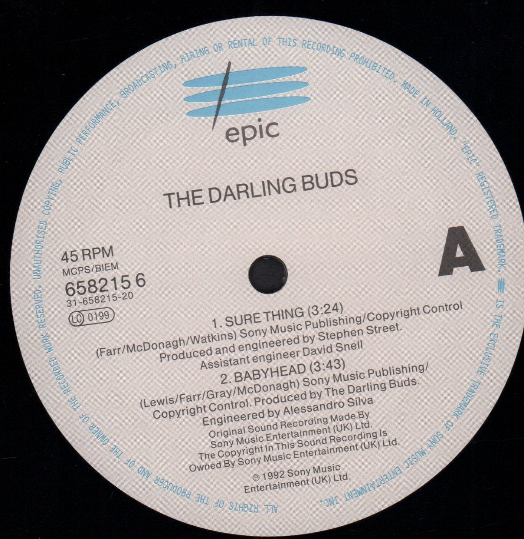 Darling Buds - Sure Thing - 12 Inch