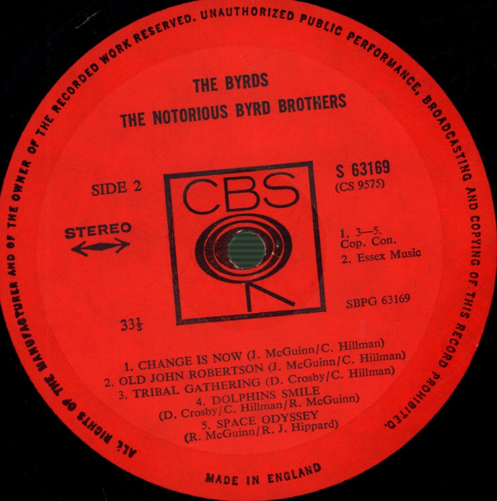 Byrds - Notorious Byrd Brothers - Lp