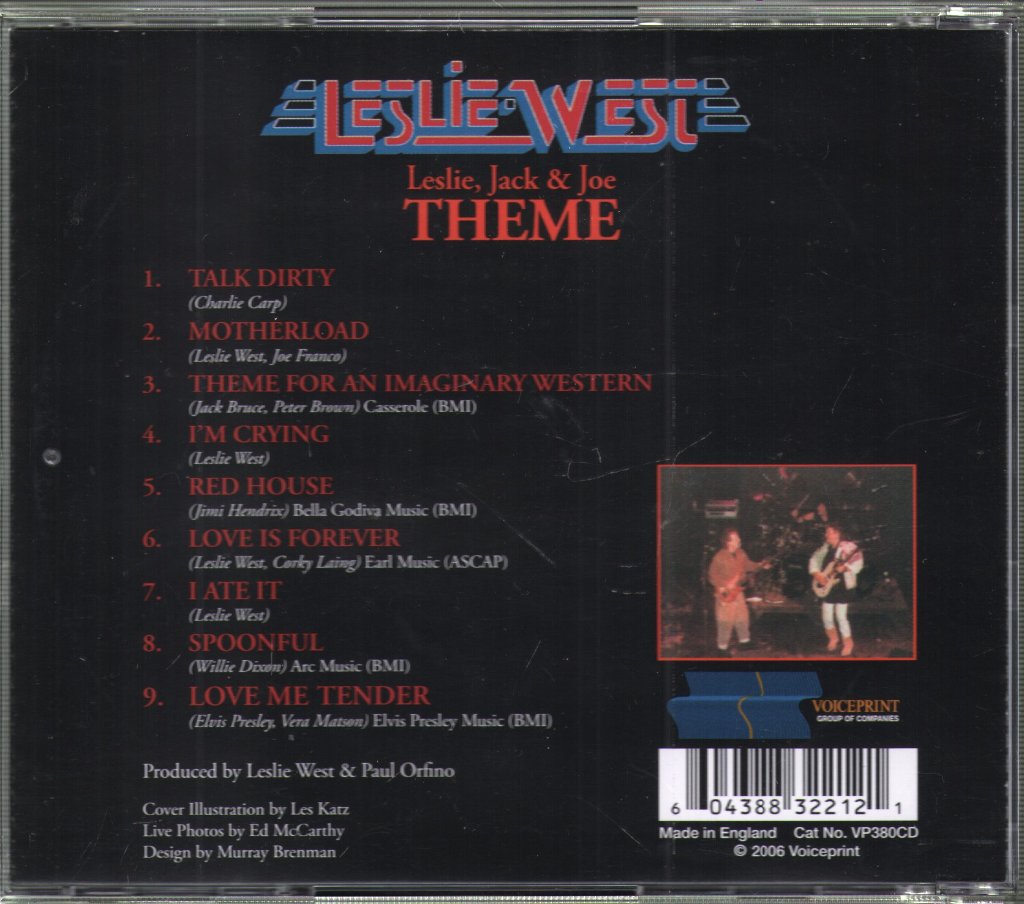 Leslie West - Theme - Cd