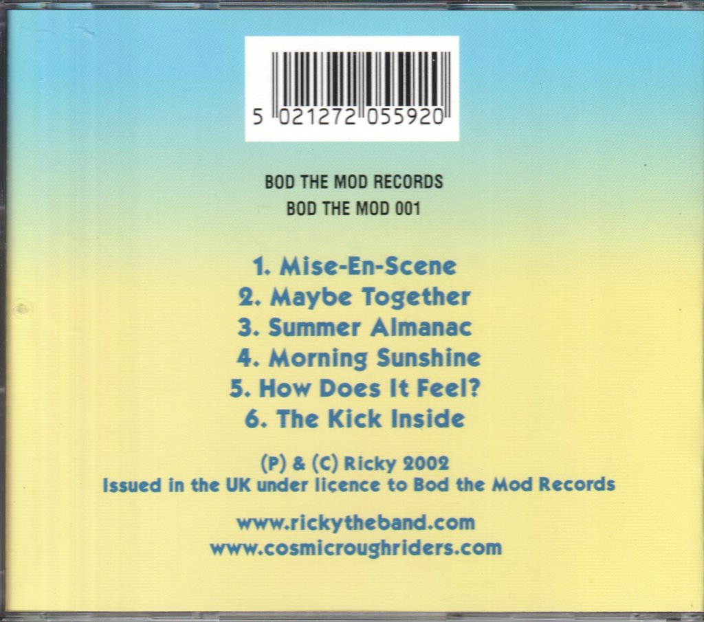 Ricky (2000'S Artist) - You Set The Scene - Cd