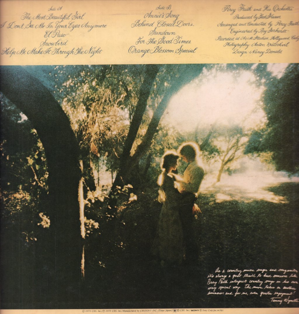 Percy Faith - Country Bouquet - Lp