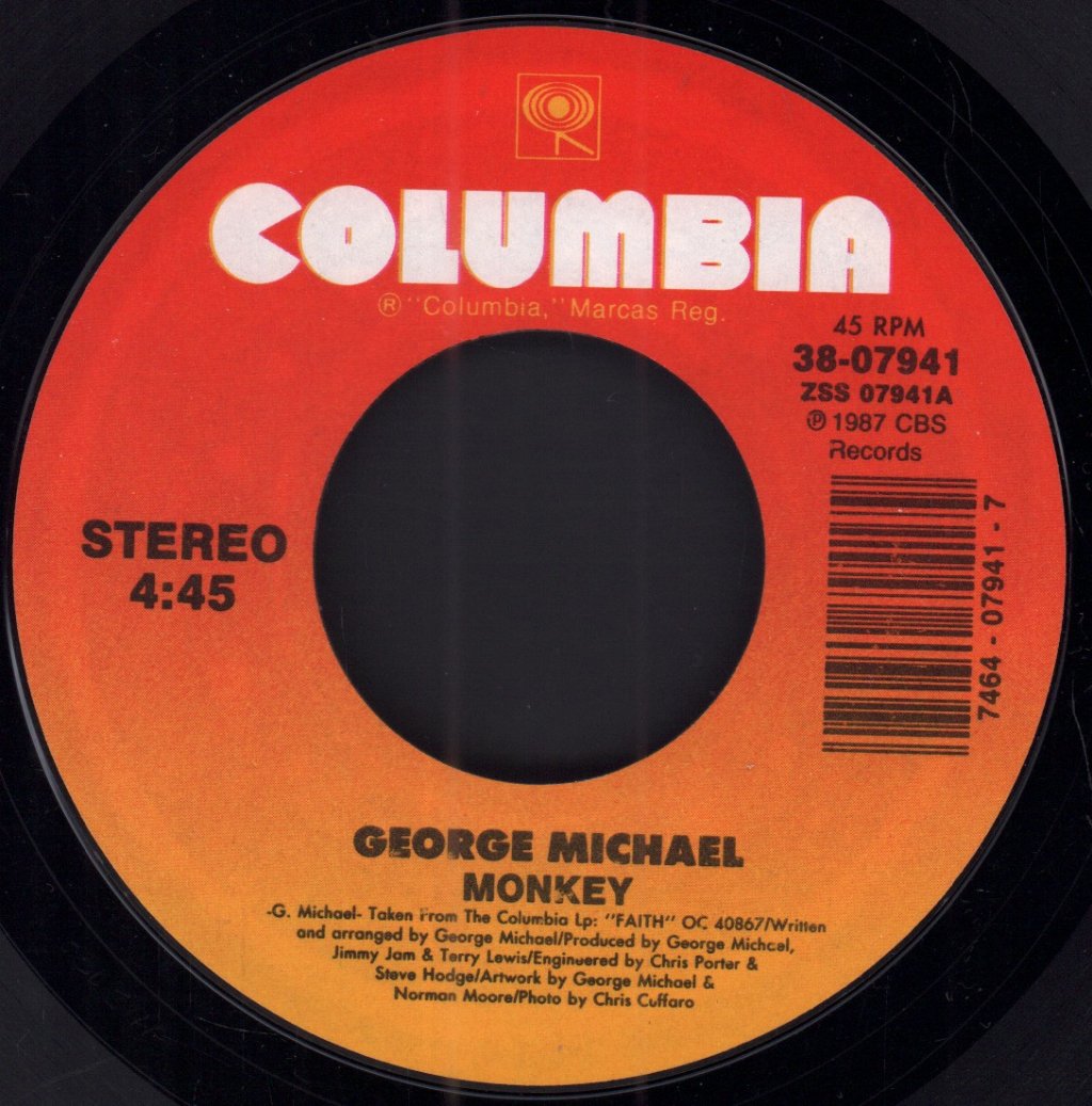 George Michael - Monkey - 7 Inch