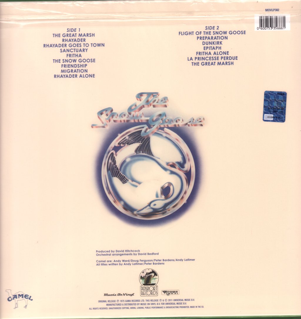 Camel - Snow Goose - Lp