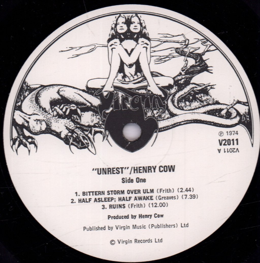 Henry Cow - Unrest - Lp