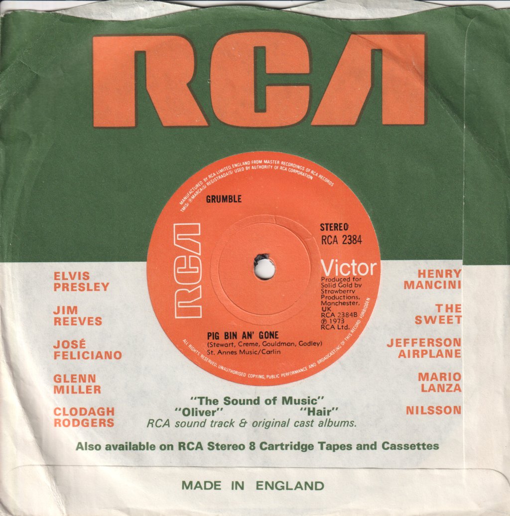 Grumble - Da Doo Ron Ron - 7 Inch