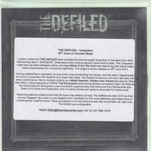 Defiled - Unspoken - Cdr