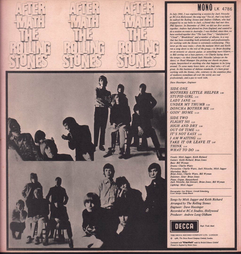 Rolling Stones - Aftermath - Lp