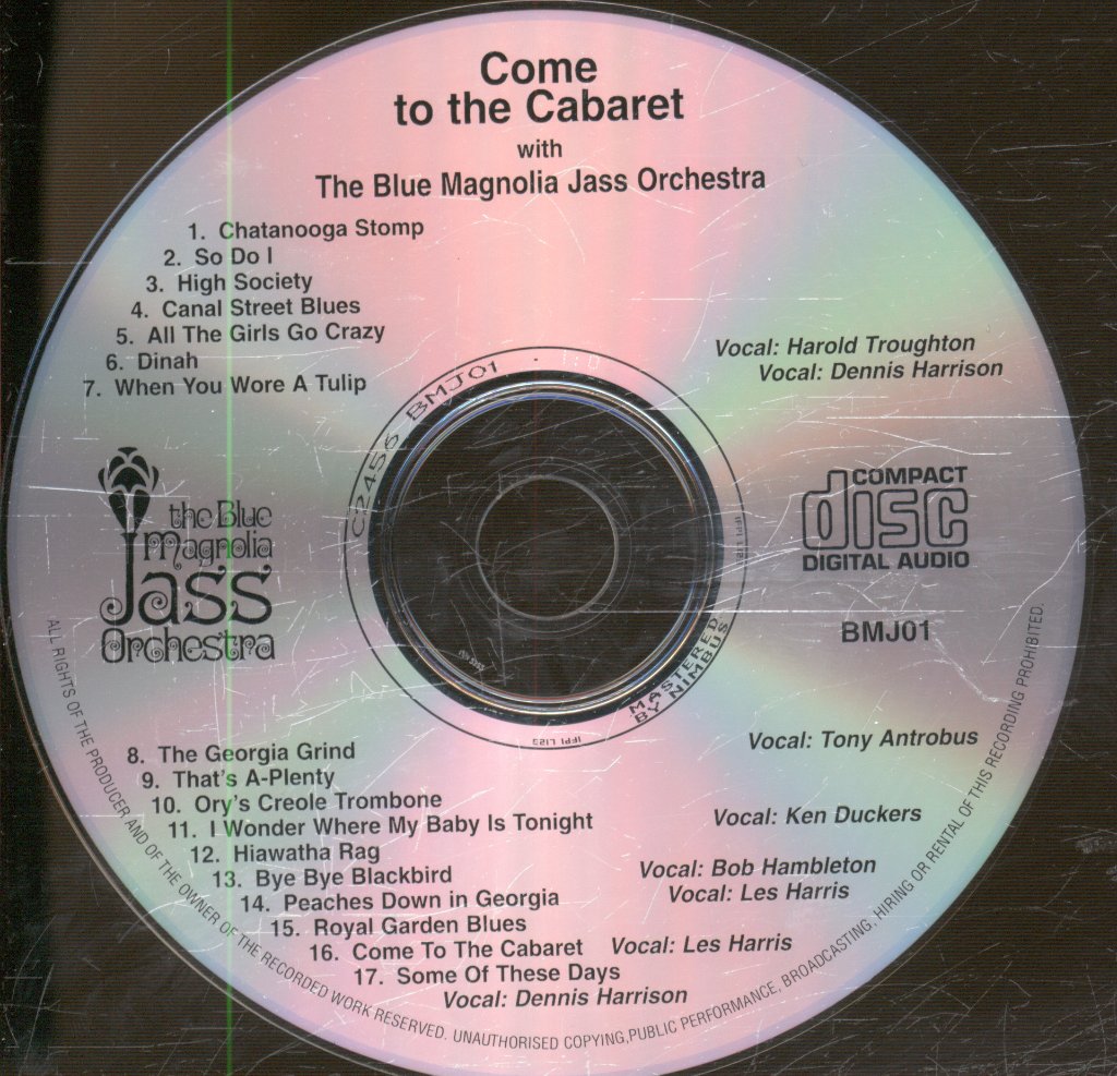 Blue Magnolia Jass Orchestra - Come To The Cabaret - Cd