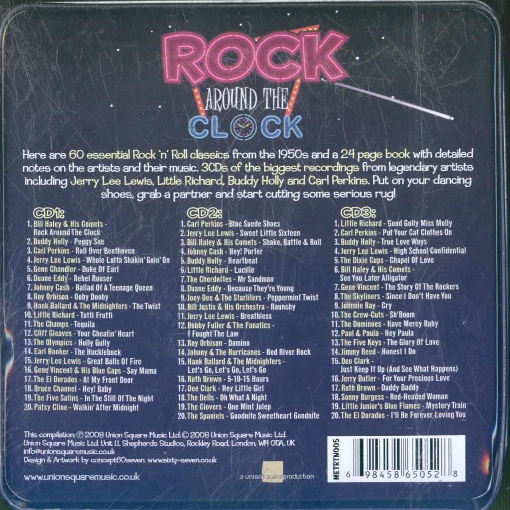 Various Artists - Rock Around The Clock - Triple Cd