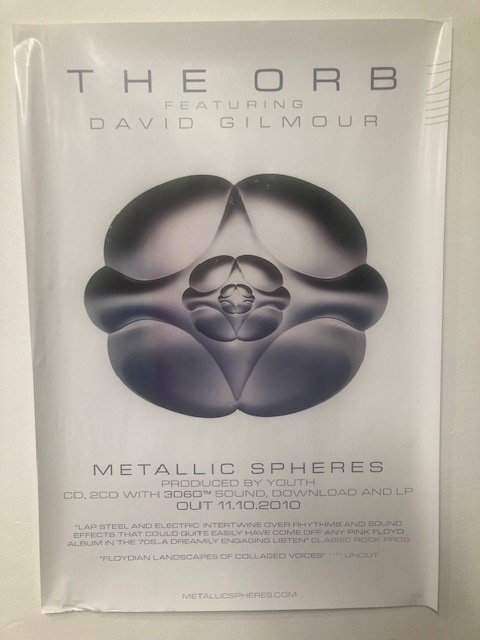 Orb Featuring David Gilmour - Metallic Spheres - Poster