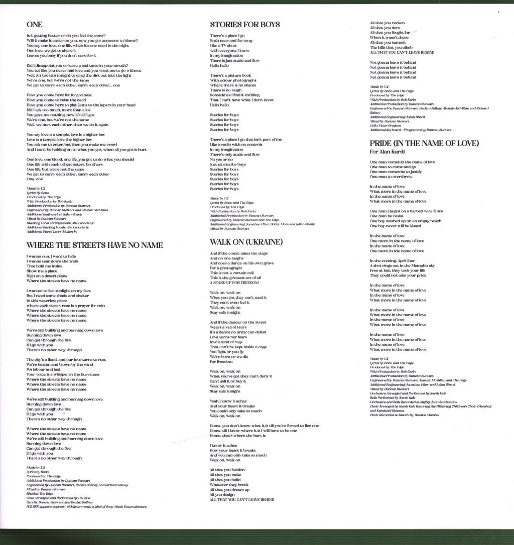 U2 - Songs Of Surrender - Double Lp