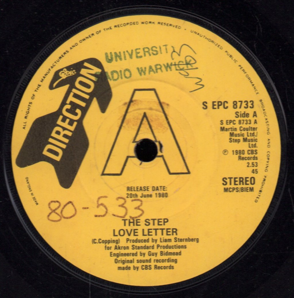 Step - Love Letter - 7 Inch