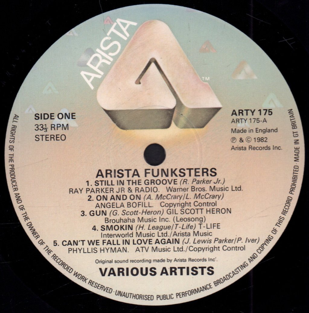 Various Artists - Blues & Soul Arista Funksters - Lp