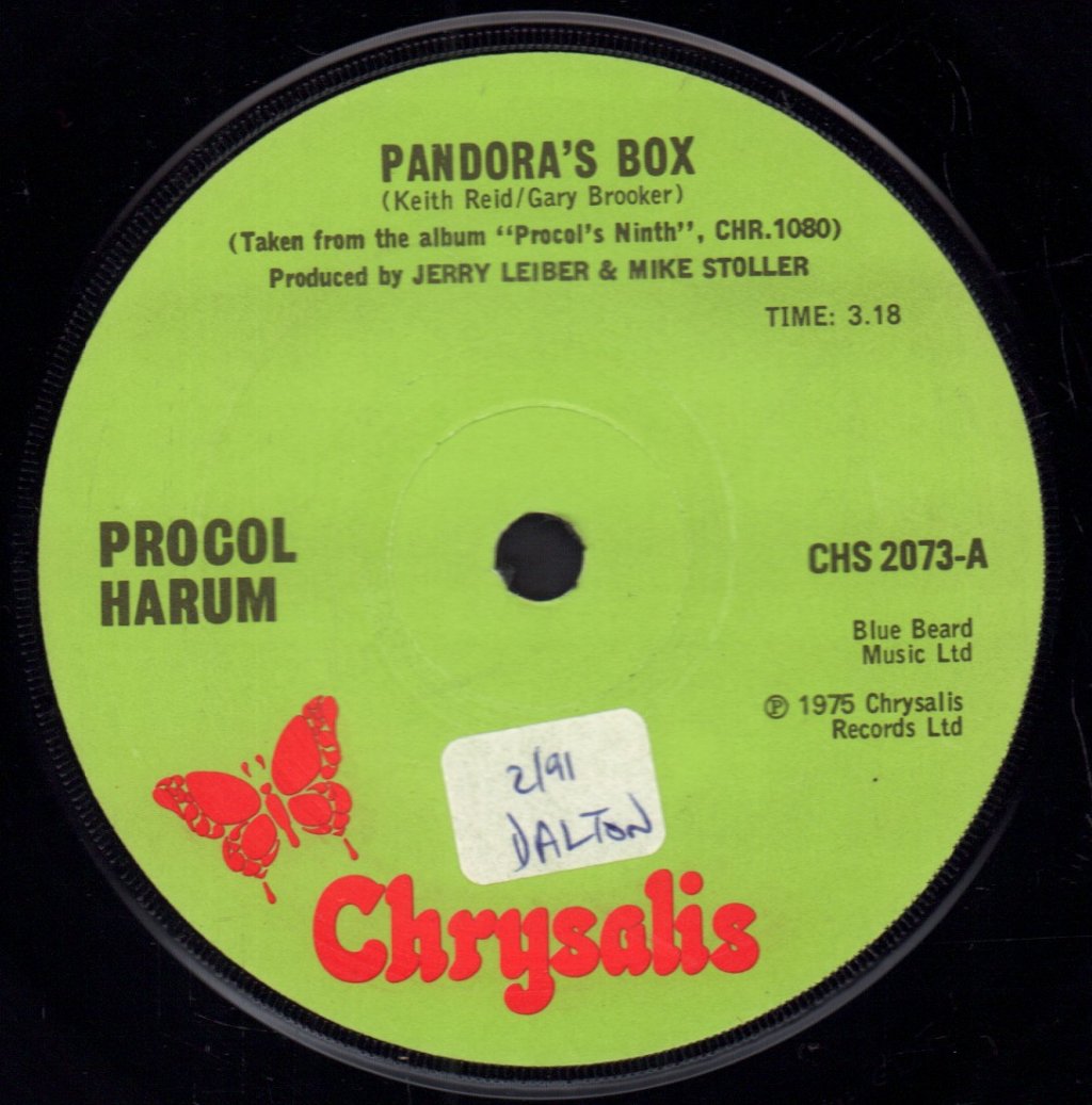 Procol Harum - Pandora's Box - 7 Inch