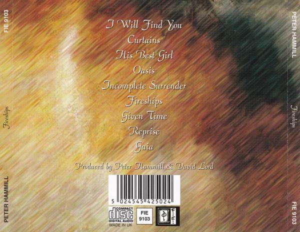 Peter Hammill - Fireships - Cd