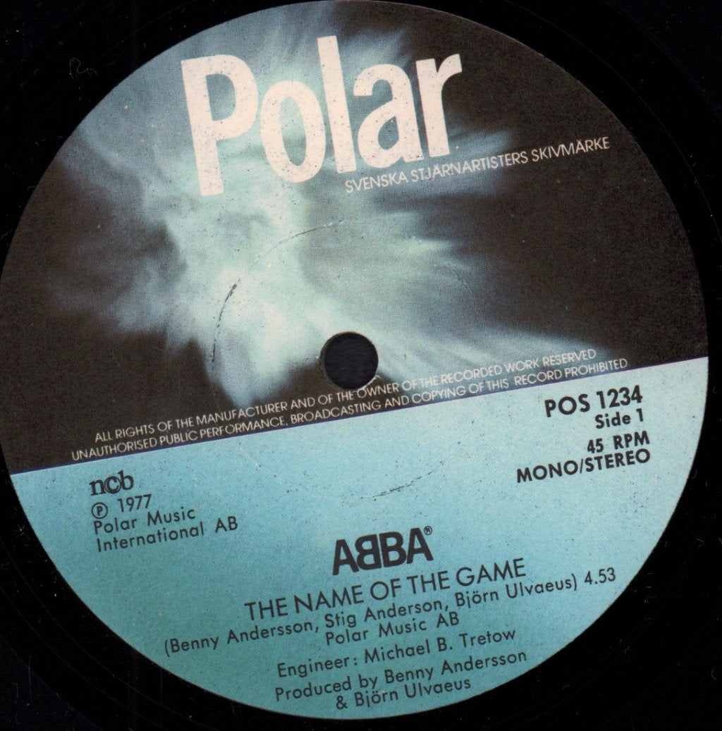 ABBA - Name Of The Game - 7 Inch