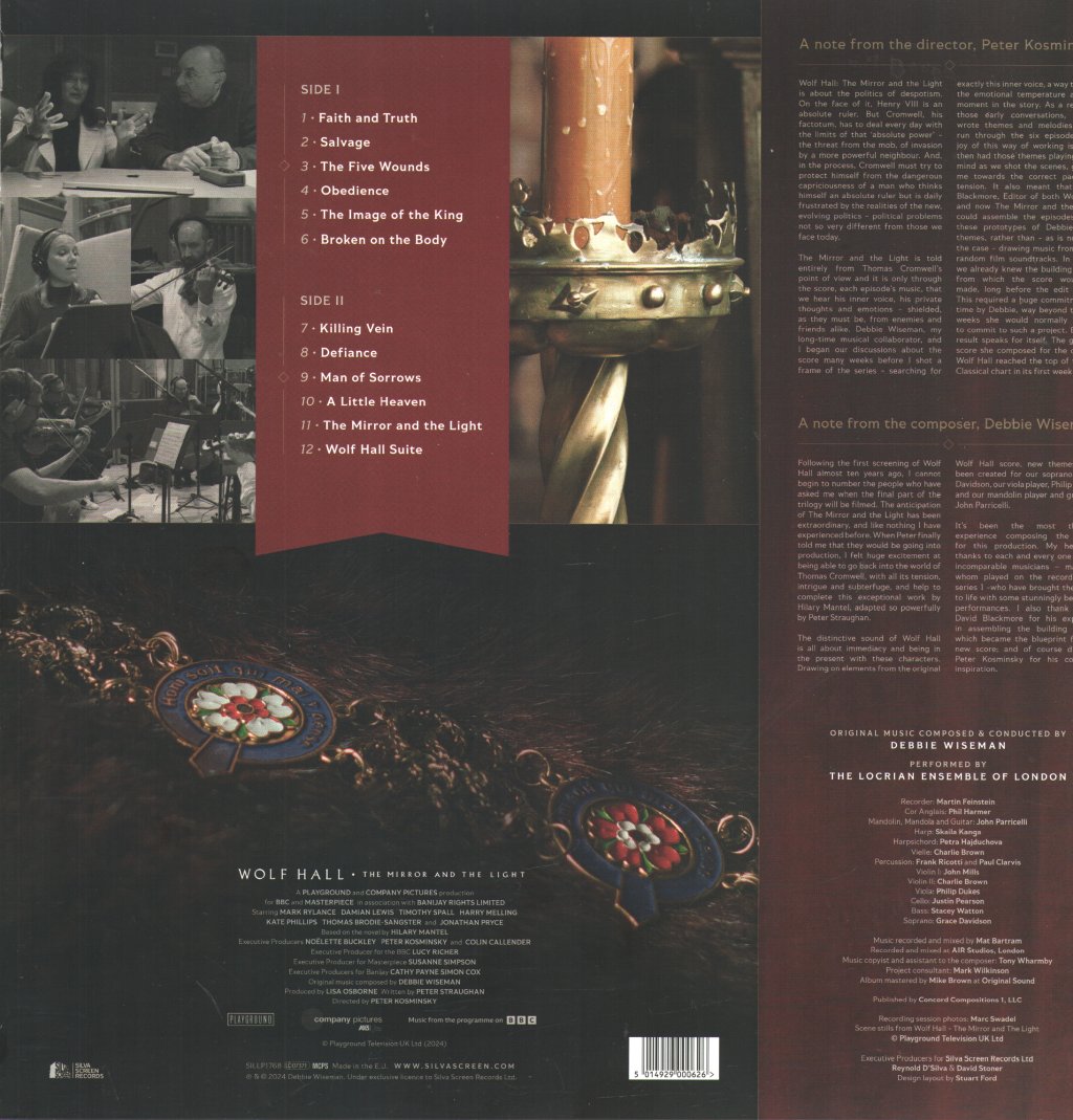 Debbie Wiseman - Wolf Hall: The Mirror and the Light (Original Television Soundtrack) - Lp
