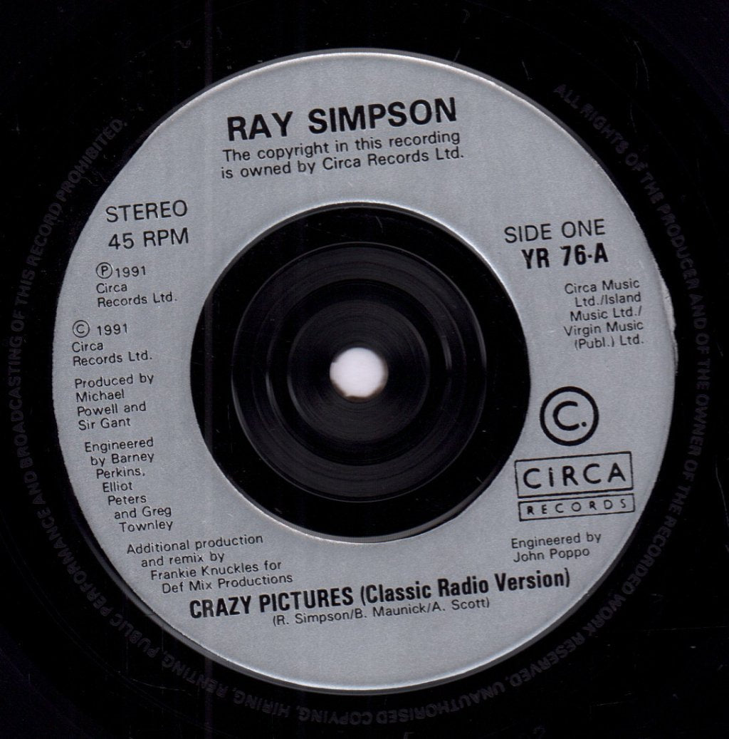 Ray Simpson - Crazy Pictures - 7 Inch