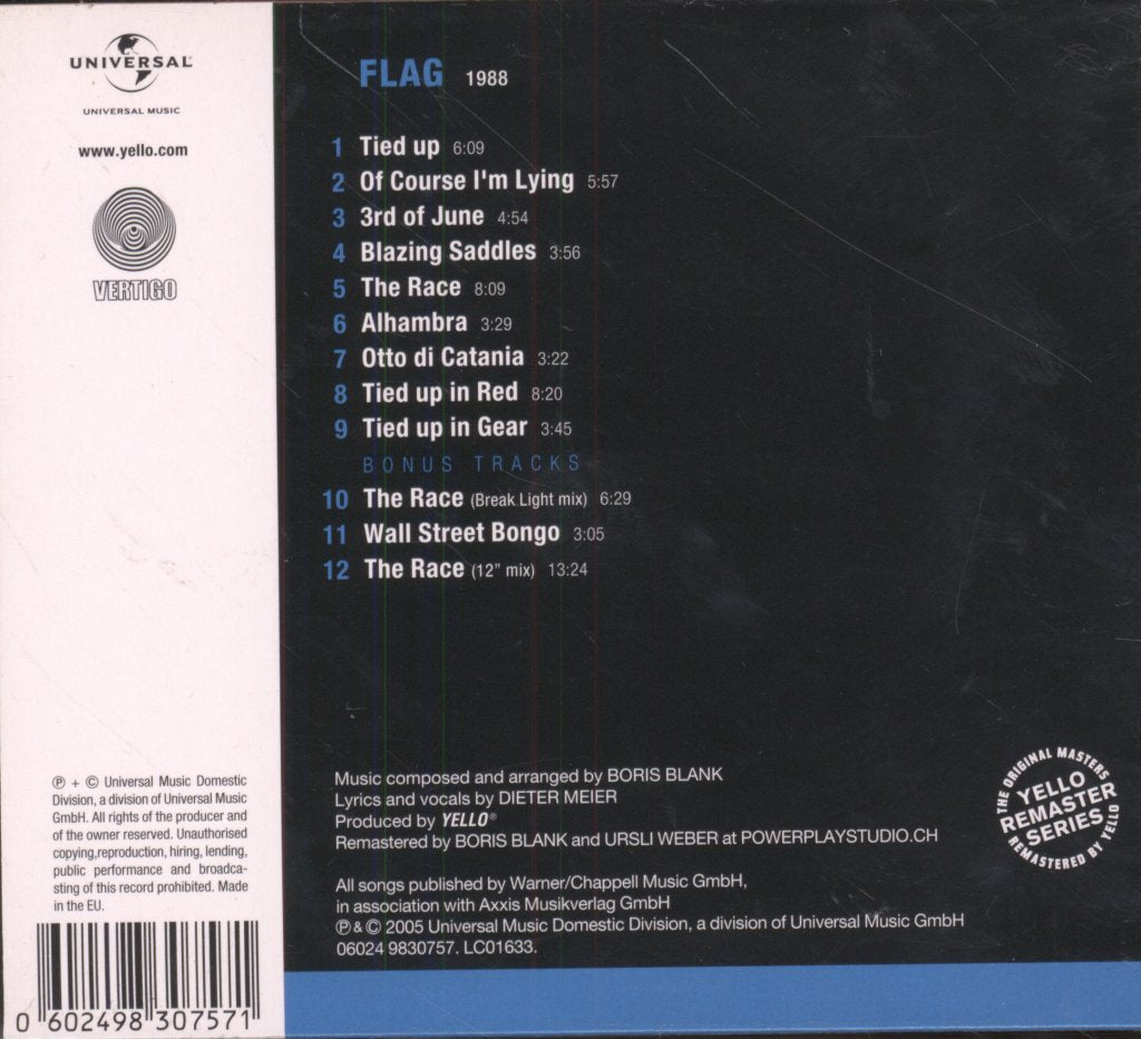 Yello - Flag - Cd