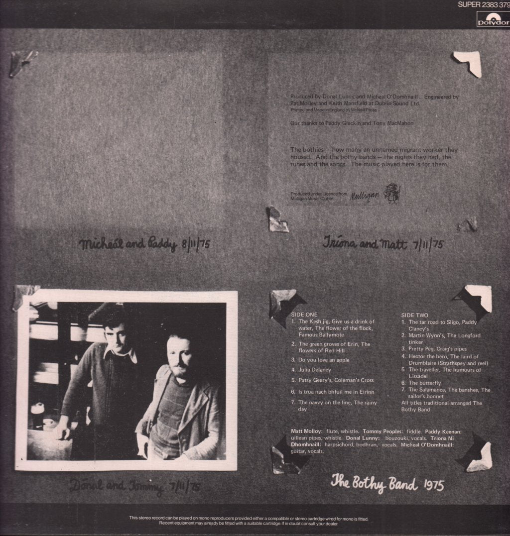 Bothy Band - Bothy Band - Lp
