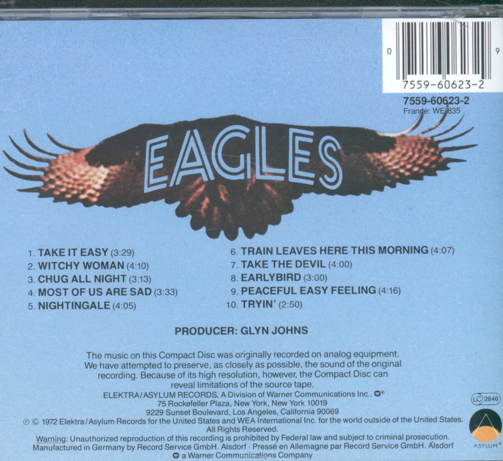 Eagles (Rock Group) - Eagles - Cd