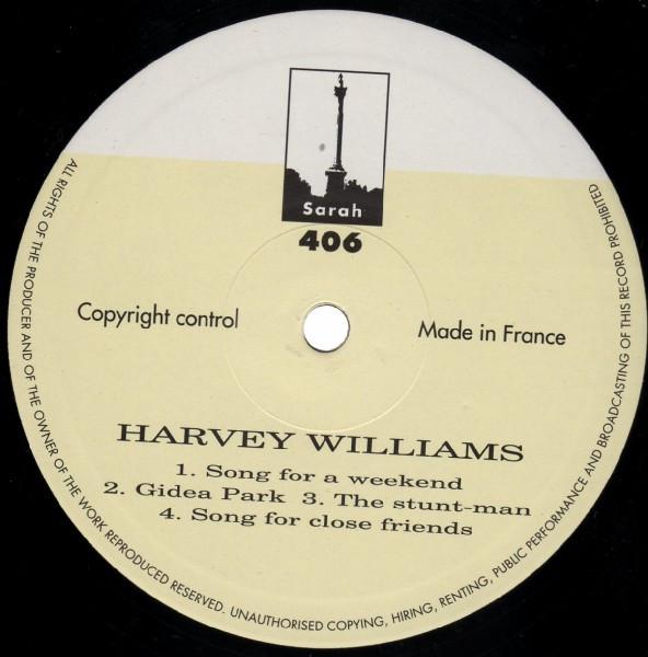 Harvey Williams - Rebellion - 10 Inch