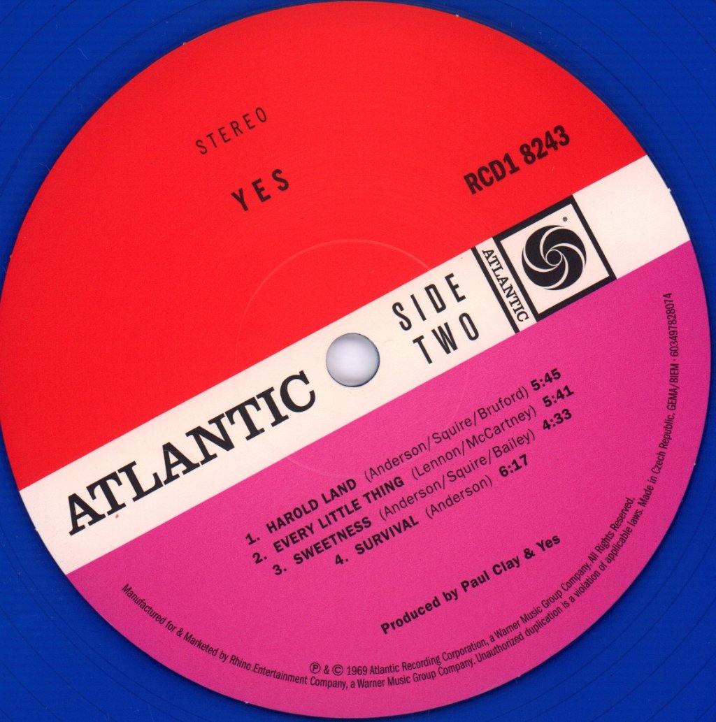 Yes - Yes - Lp