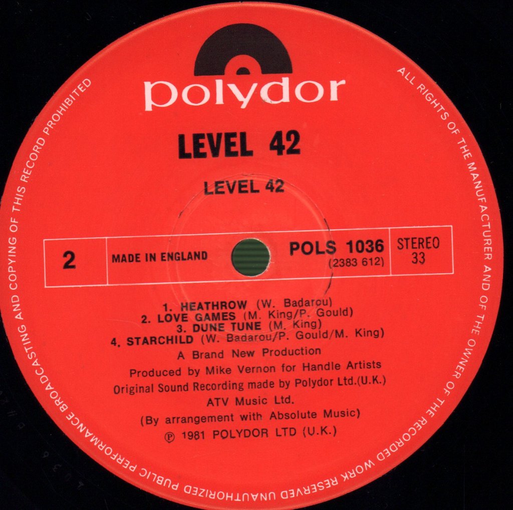 Level 42 - Level 42 - Lp