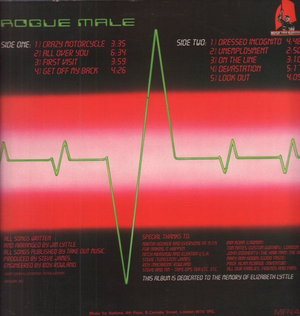 Rogue Male - First Visit - Lp