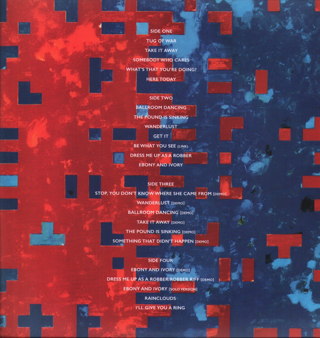 Paul McCartney - Tug Of War - Double Lp