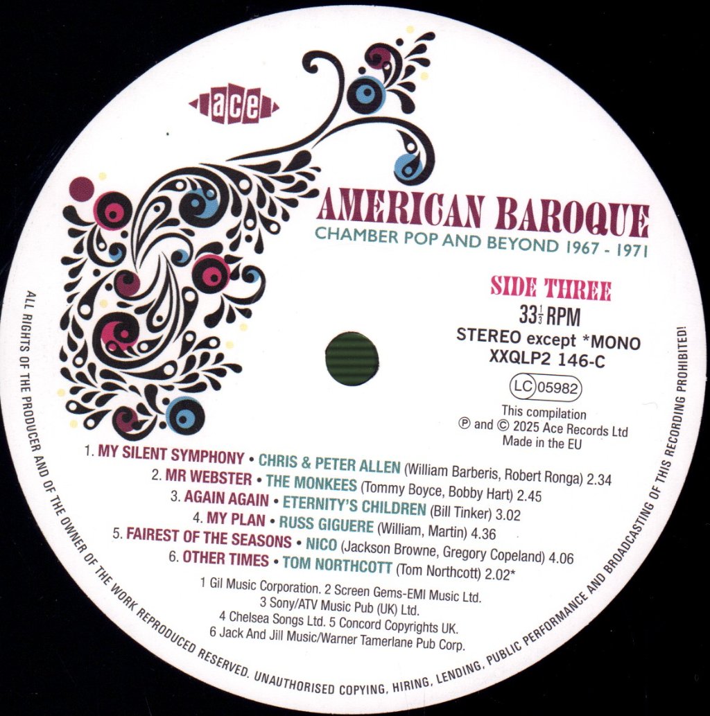 Various Artists - American Baroque (Chamber Pop And Beyond 1967-1971) - Double Lp