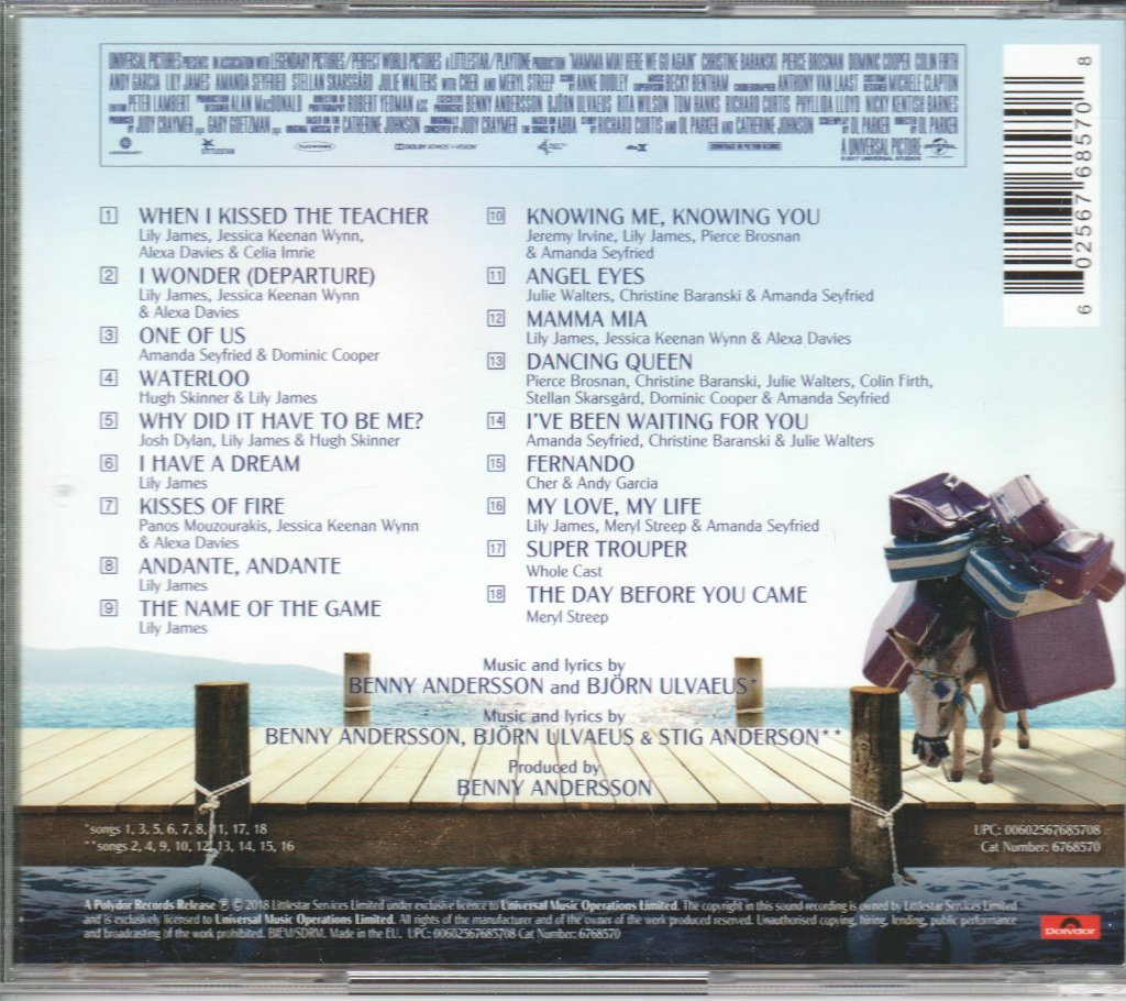 Various Artists - Mamma Mia! Here We Go Again - Cd