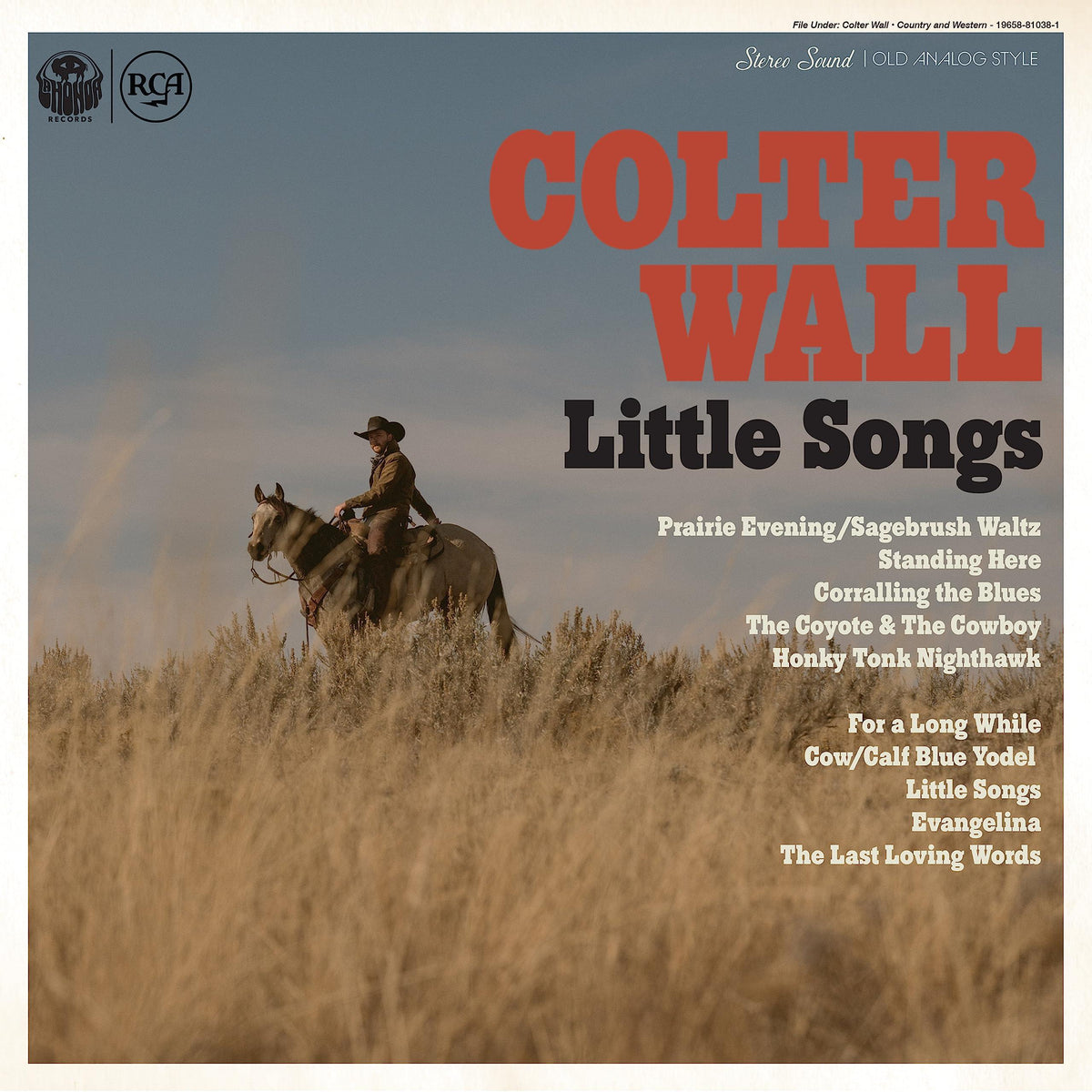 Colter Wall - Little Songs - Lp