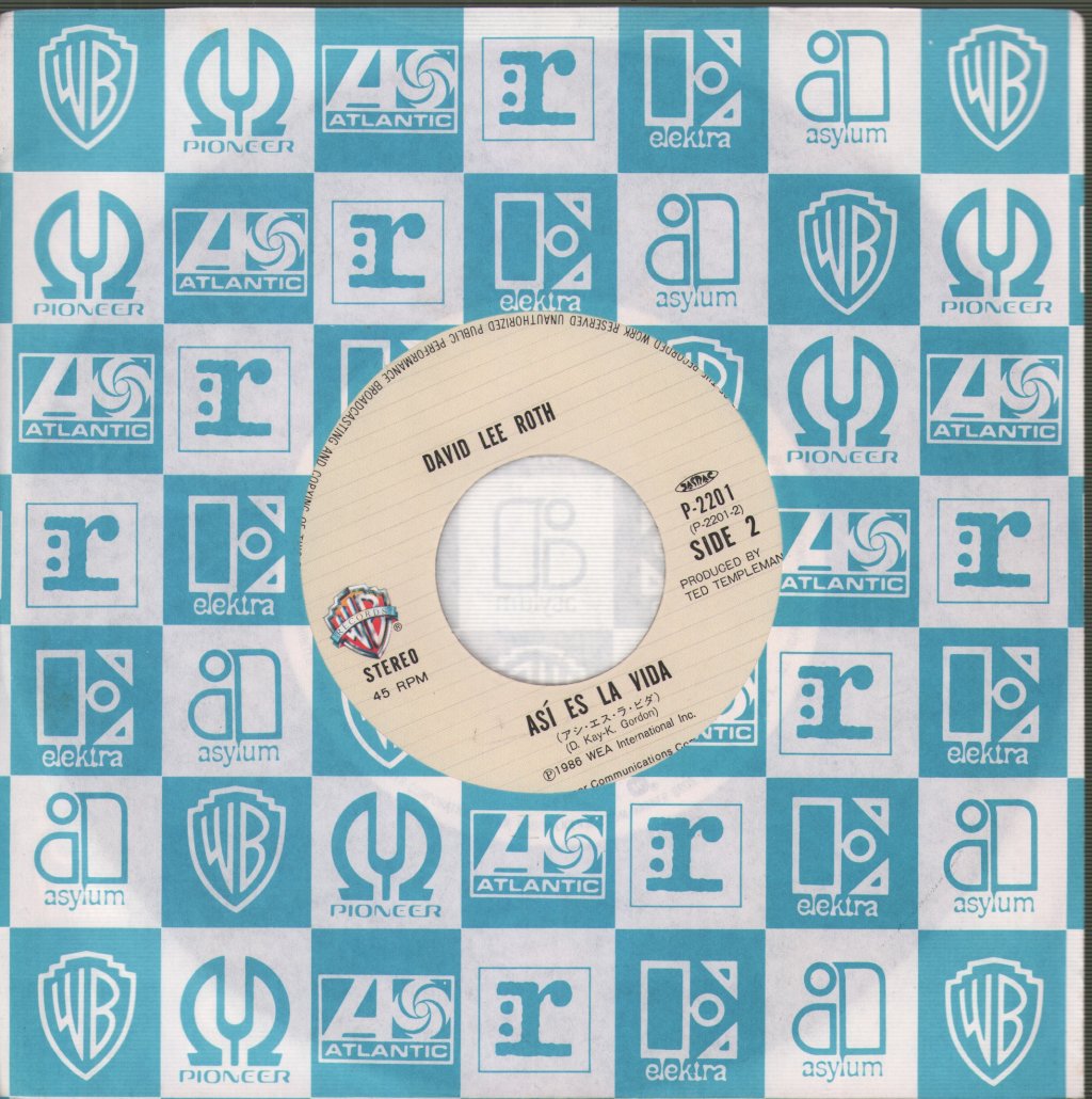 David Lee Roth - That's Life - 7 Inch