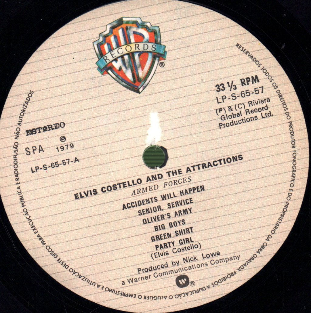 Elvis Costello & The Attractions - Armed Forces - Lp